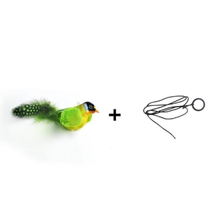 Pet simülasyon arayarak kuş sesi peluş oyuncak kedi yüksek eğlenceli eğlenceli oyuncak kedi alay sopa asabilirsiniz - Product Image 3