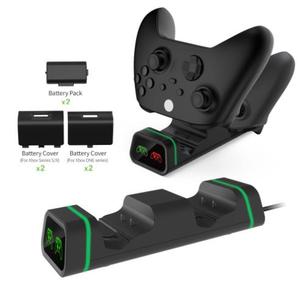 TYX-19006X 800มิลลิแอมป์ต่อชั่วโมงสำหรับ Xbox One S X คอนโทรลเลอร์ไร้สายแท่นชาร์จคู่สำหรับ Xbox Gamepad ที่ชาร์จแบตเตอรี่แท่นชาร์จ USB - Product Image 2