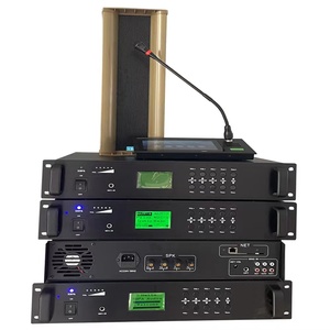 All-Digital Professional IP PA Audio-und Videosystem Terminal Leistungs verstärker Lautsprecher mikrofon unterstützt 4G/WIFI/IP-Netzwerk.