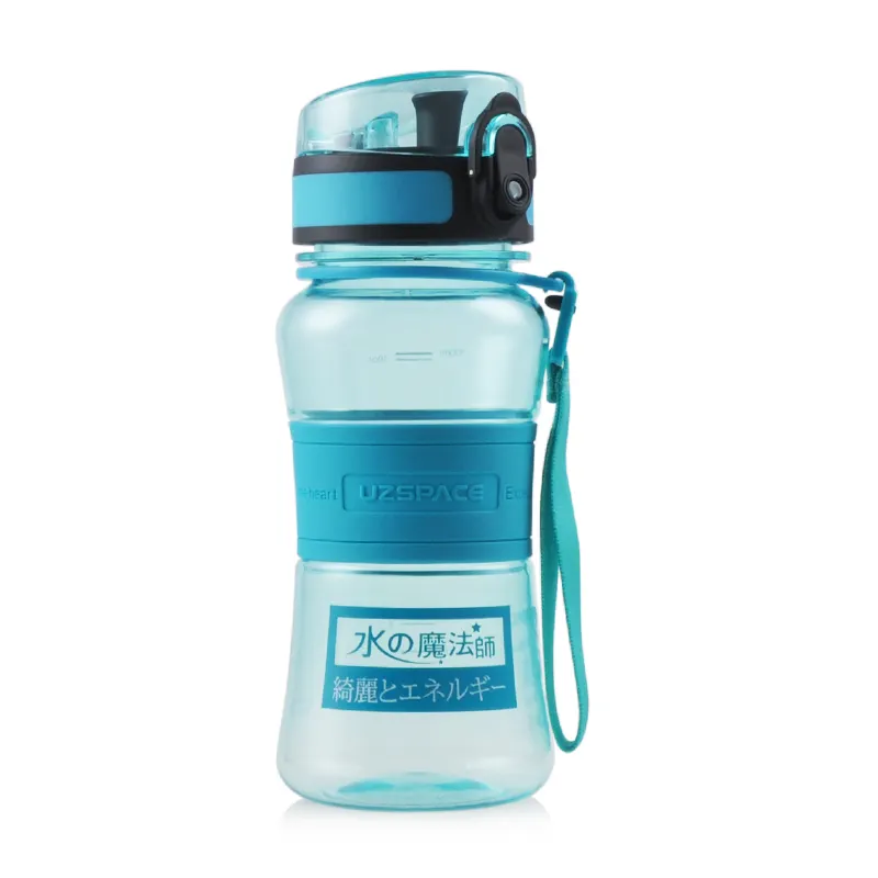 UZSPACE ब्रांड रिसाव प्रूफ खेल पानी की बोतल Tritan अच्छी गुणवत्ता टूर लंबी पैदल यात्रा पोर्टेबल बच्चे मेरी पसंदीदा बोतल 300ml BPA नि: शुल्क