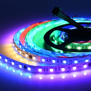 DMX512 Rgbic 60leds/M Pixel Direccionable RGB RGBW Tira de luz LED DMX512 SND5050 Digital Rgb DC12V 24V DMX Tira de luz LED - Product Image 4