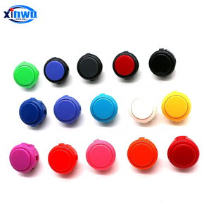 SANWA obsf ปุ่มกดพลาสติก30มม. 24มม. ของแท้จากญี่ปุ่นสำหรับ PS4 PC สำหรับ Xbox hitbox คอนโทรลเลอร์เกมจอยสติ๊กไม่ล่าช้า - Product Image 2