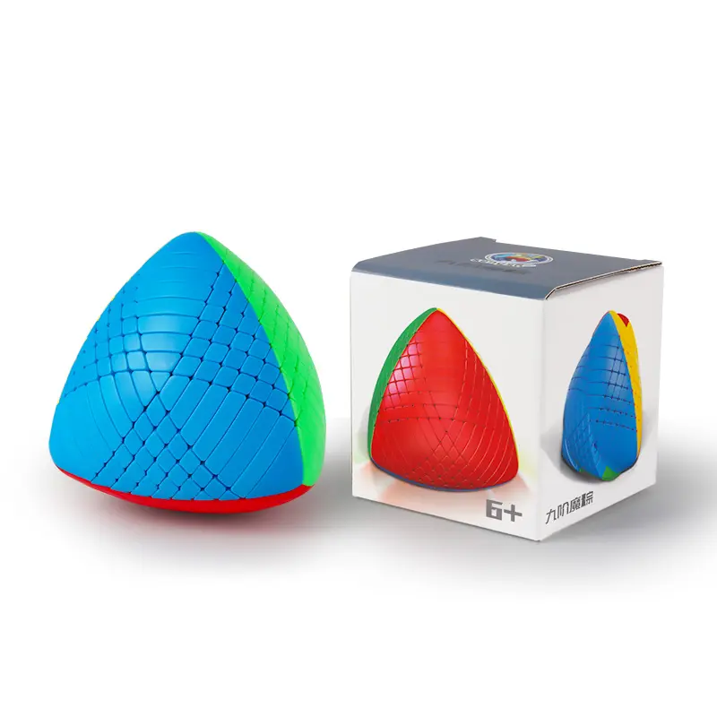 Sengso juguetes de Venta caliente 9x9x9 Mastermorphix pirámide cubo mágico para niños educativo Triangl Zongzi
