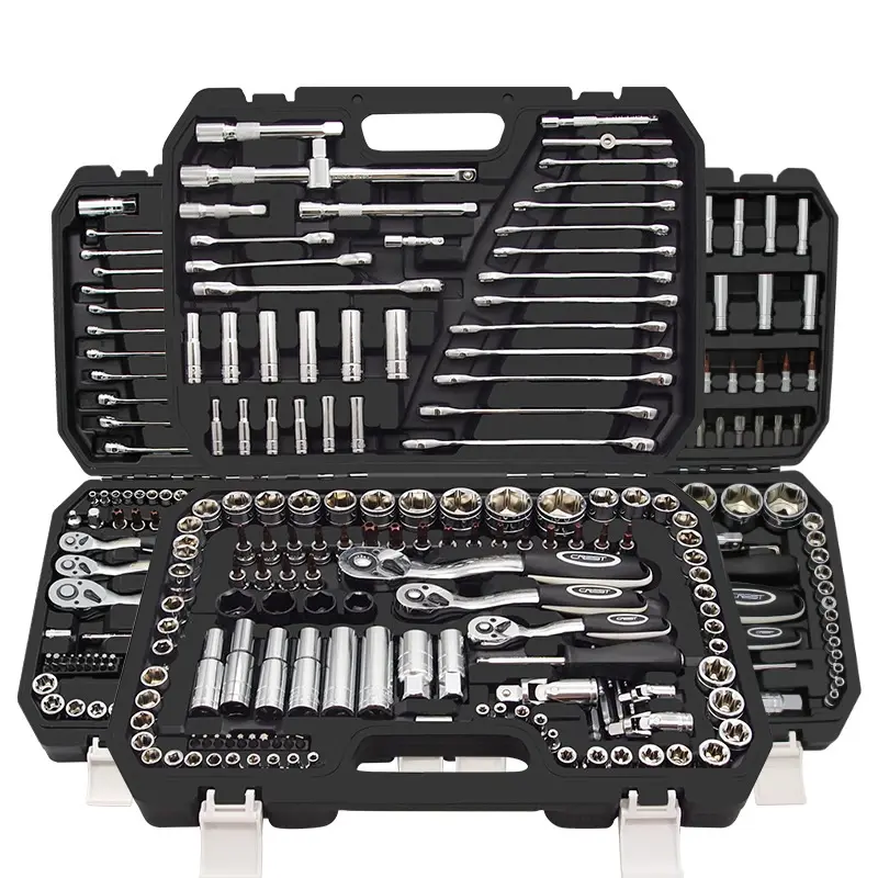 150PCS Ratschen schlüssel Steckschlüssels atz Hardware Tool Kits Toolbox Für die automatische Reparatur