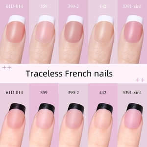 120 adet yeni Traceless fransız yanlış çivi prefabrik mat Salon çivi üzerinde yapay tırnaklar çıkarılabilir basın tam kapak İpuçları - Product Image 2