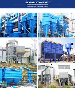 Düşük enerji operasyonu otomatik toz giderme fonksiyonu siklon endüstriyel siklon toz toplayıcı - Product Image 3