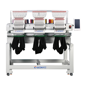 New!! Computerized Embroidery Machine Highspeed Quilting Perforations 3 Head Embroidery Machine for Cap - Product Image 1