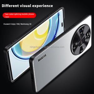Huawei zevk için yepyeni uygulanabilir 70X/maimai30 Metal cilalı telefon kılıfı tam kapak standı ile anti-damla koruyucu kılıf