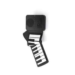 Mão rolo de silicone suave 37 chave teclado de piano eletrônico digital com falante à prova d' água