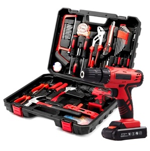 Hicen Cordless Hammer Drill Tool <strong>Kit</strong> 110Pcs Household <strong>Power</strong> Tools Drill Set with 21V Li-Ion Battery &amp; Charger for Home Tool <strong>Kit</strong> - Product Image 1