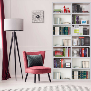 OEM ve ODM köşe raf depolama raf kitaplık Modern tasarım kitap raf kitaplık ev mobilya oturma odası mobilya ahşap - Product Image 3