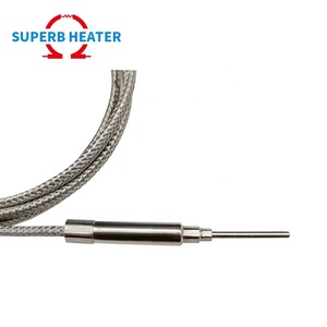 Sonda de acero inoxidable de alta temperatura personalizada tipo K sensor de temperatura de termopar tipo E fábrica - Product Image 2