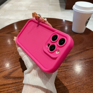 ソフトTPU携帯電話ケースiPhone 16 15 14 13 12 Pro Max Plusレンズ保護バックカバー - Product Image 3