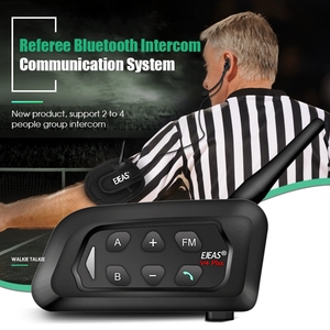 Sistema de intercomunicación inalámbrico universal EJEAS V4C, intercomunicador impermeable para árbitro de fútbol - Product Image 4