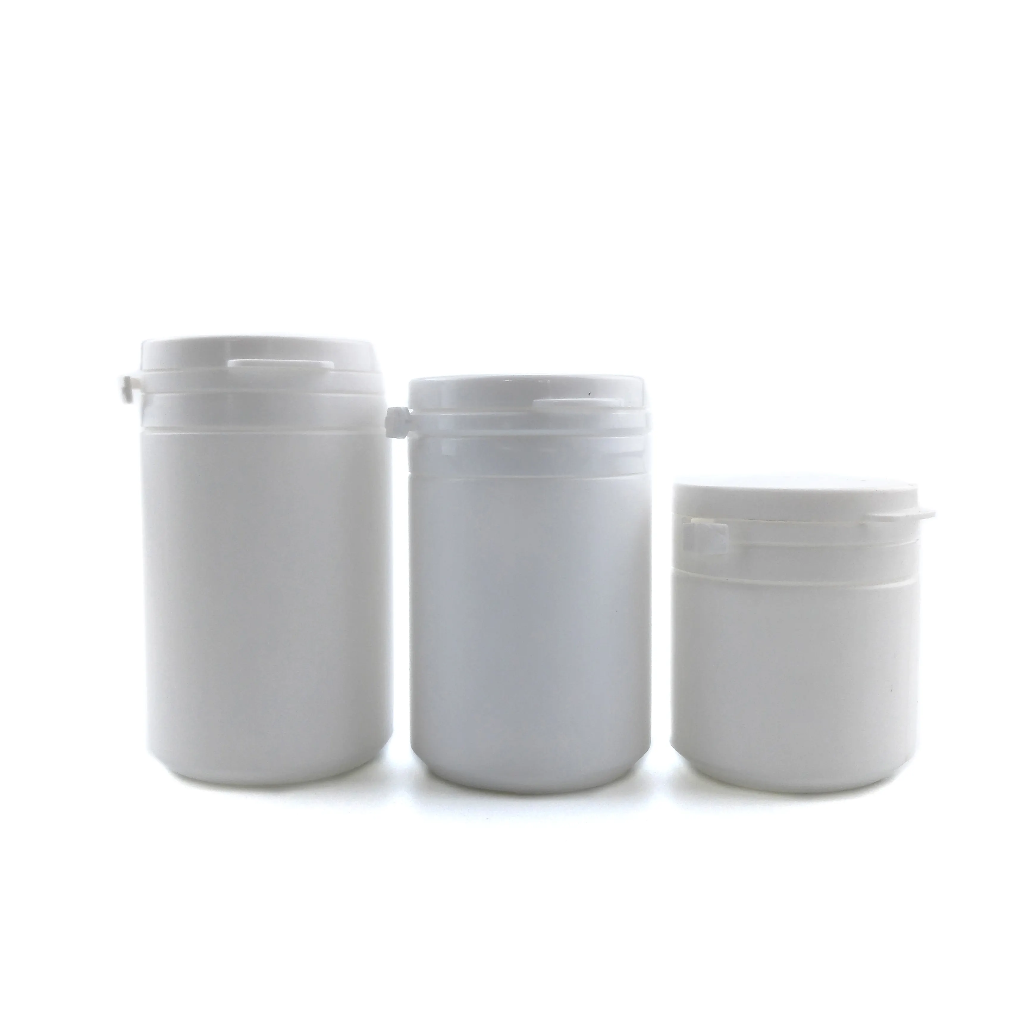 Hotsale ขวดเปล่ายาแคปซูลพลาสติกสำหรับบรรจุวิตามิน,HDPE PET 50cc-500cc สีขาวเปล่า