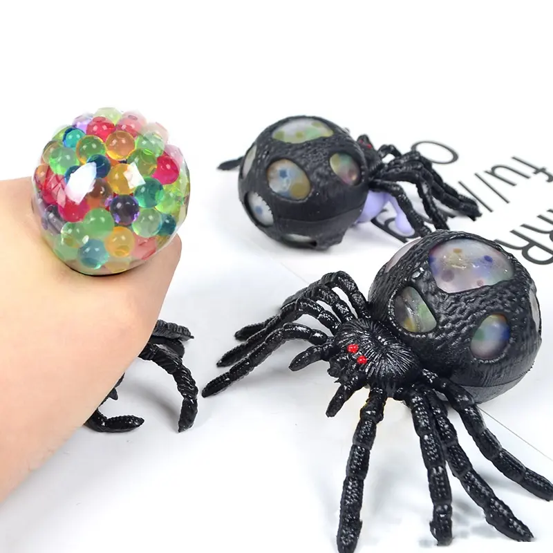 2024 vente chaude fou jouet enfants Fidget Pop bulle Animal TPR Halloween presser araignée jouets