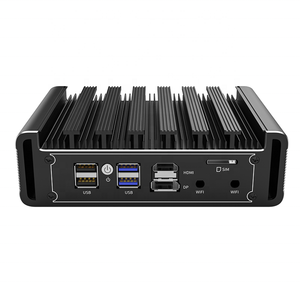 4x I225 2,5G LAN Computadora industrial sin ventilador N5000 J4125 J5040 Mini PC PfSense Servidor de red Firewall router mini pc - Product Image 5