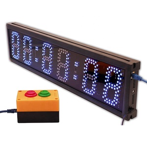 Jhering 5 pollici giallo orologio da corsa manuale cavallo conto alla rovescia Timer e cronometro da numeri elettrici per lo sport - Product Image 4