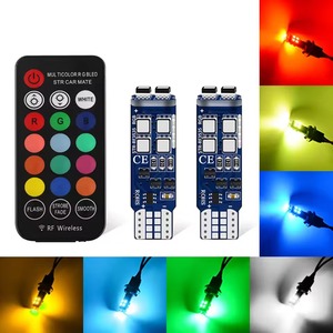 Rgb <strong>Led</strong> T10 W5w Interior Lighting for the Car T10 RGB Car Interior Ambient Light Canbus Clearance Light Auxiliary Signal Lamp - Product Image 2