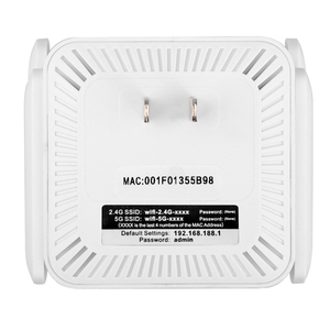 2021 Dual Band AC ไร้สาย WiFi repeater 4เสาอากาศสูงเครื่องขยายสัญญาณจุดเชื่อมต่อแบบมีสาย300Mbps สูงสุด .lan ช่องเสียบซิมการ์ด - Product Image 3