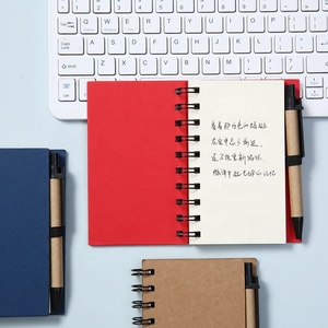 Bloc de notas promocional personalizado barato a granel cuaderno de notas en blanco con bolígrafo - Product Image 3