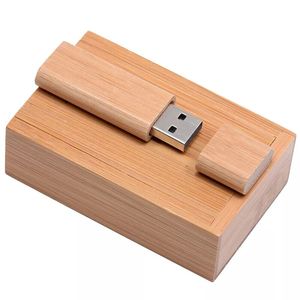 经典矩形设计标志个性化Usb 3.0时尚木制Usb钥匙带结婚礼盒Lfw-02 - Product Image 5