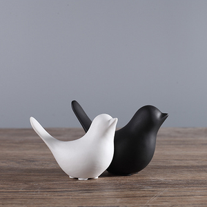 Witte Keramische Vogels Kleine Vogel Keramische - Product Image 5