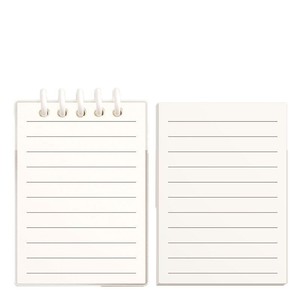 A7 Mini cuaderno portátil de lujo de alto valor libro de mano de hojas sueltas Simple A5 tamaño PU cubierta para escritura y uso diario - Product Image 1