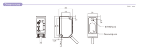 MLD25-200NV Triangulation <strong>Sensor</strong>: NPN/<strong>Analog</strong>/RS-485 <strong>Output</strong>, 120-280mm Range, 200um Repeatability, &lt;1.5ms Response, 655nm Laser - Product Image 6