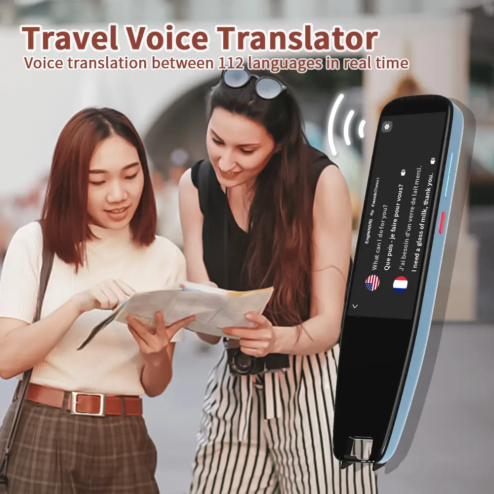 NEWYES Portable 2.98 pollici Touch Screen Ai Translation Voice Scan Reader Language Pocket Electronic Translator Pen