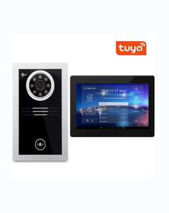 1 unidad Tuya IP Video Timbre Sistema de intercomunicación Villa familiar al aire libre con desbloqueo de tarjeta y cámara de visión nocturna IR Red TCP - Product Image 1