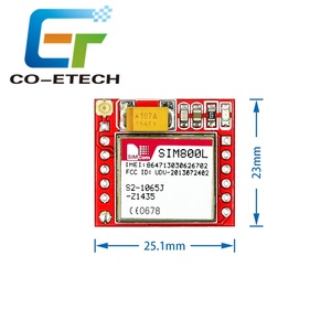 Core Board SIM800L GPRS GSM-Modul MicroSIM-Karte TTL Serial Port Modul mit Antenne