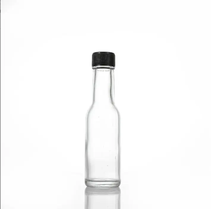 Многоразовые пустые прозрачные 150 мл 250 мл воздухонепроницаемые стеклянные бутылки для соуса с перцем, дозатор для томатного соуса, оптовая продажа бутылок