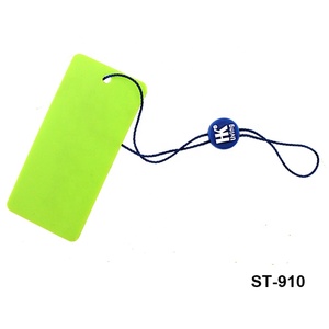環境にやさしいデボスプラスチック文字列シールタグ衣料用カスタマイズされた形状シールタグ - Product Image 3
