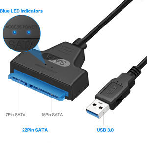 USB 3.0 sata至usb转换器电缆即插即用5Gbps 2.5英寸USB 3.0至Sata适配器电缆硬盘sata电缆 - Product Image 4