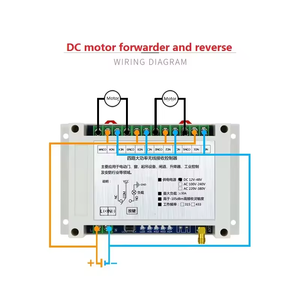 4CH Verzögerung Funkfernsteuerung-Schalter DC12-48V Led-Licht 433 MHz Sender und Relaisempfänger Fernsteuerungsmodul - Product Image 2