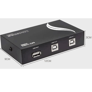 MT-1A2B-CF manuel 4-Port USB anahtarı 4x1 USB payı 4 bilgisayarlar için Switcher USB2.0 cihaz yazıcı paylaşımı ses Video aksesuarları - Product Image 4