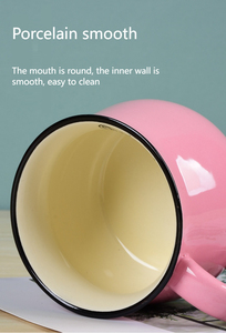 <strong>Hot</strong> <strong>Sell</strong> Custom logo 250/350 ml Creative <strong>Novelty</strong> Office Colored Glaze Printed Milk Cup Ceramic Coffee <strong>Mug</strong> With Handle