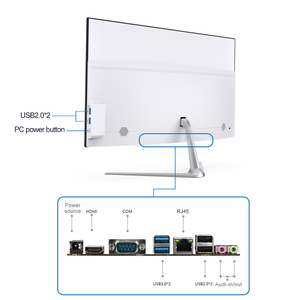 24 pulgadas Core I9 16GB DDR4 todo en uno computadora Business Barebone todo en uno pcall en una computadora - Product Image 4