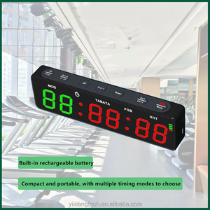 Mini 1 Inch 6-Digit LED <strong>Timer</strong> <strong>Clock</strong> New Wireless Indoor/Outdoor Magnetic Gym <strong>Timer</strong> with Multifunctional <strong>Count</strong>-Up/Down Feature - Product Image 3