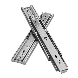 स्टेनलेस स्टील एक्सटेंशन दराज स्लाइड रेल ड्रेसर फ़ाइल के लिए कैबिनेट साइड माउंट बॉल - Product Image 2