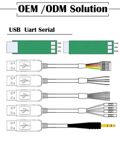 FTDI çip FT232 USB TTL 3.3V 5V Uart RTS CTS TXD RXD seri dönüştürücü kablosu Arduino ahududu pi