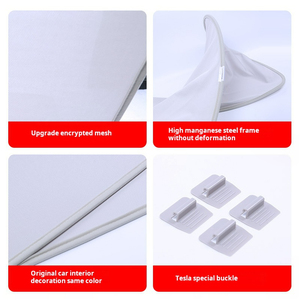 Tetto apribile lucernario per Tesla modello 3 highland 2024-on Modulare fibbia parasole in vetro tetto anteriore posteriore rete ombreggiante - Product Image 4