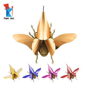 Hercules Beetle Insect Model Puzzles DIY Assembly Crafts Interactive Development Educational Kids <strong>Toy</strong> Gift - Product Image 2