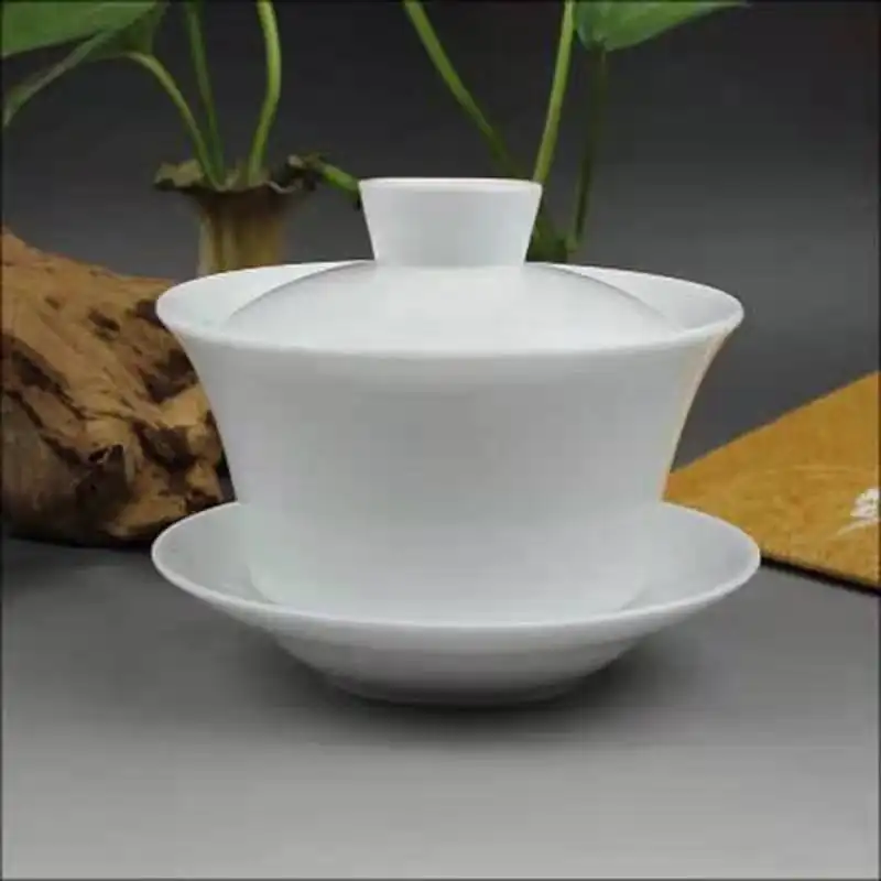 In Bulk Petite Tasting Cup Set Chinese Porcelain Ceramic White Tea Cups And Saucers With Lid