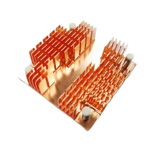 Hongyi özelleştirilmiş 3.0mm Skived bakır soğutucu LED PCB bakır radyatör soğuk dövme bakır alaşımlı ısı emici - Product Image 5