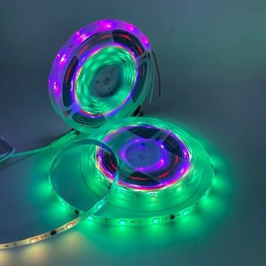 Dc12v 5 M Smd2835非防水RgbLedストリップライト54 Leds/mフレキシブルミニ24キーIRリモートコントローラー