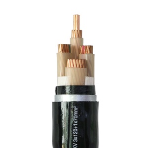 Pvc Cable 3X1.5 2 Core 4 Core 5 Core 2.5 6 10 16 Sq Mm Copper Insulated Solid Underground - Product Image 1