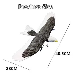 RC Airplane Glider 405mm Simulation Wingspan Eagle Aircraft 2.4G Radio Control Plane for Children Birthday Kit Rc Flying Bird - Product Image 4