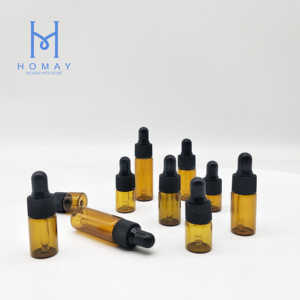 Easy to Carry Small Size 1ml 2ml 3ml 4ml 5ml Amber <strong>Dropper</strong> <strong>Bottle</strong> Using for Cosmetic - Product Image 6